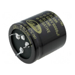 Condensator electrolitic SNAP-IN 10000uF 63VDC Ø40x40mm ±20% | Electronic-mag.ro | Componente Electronice
