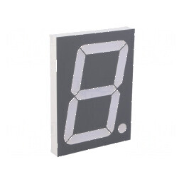 Afișaj LED 7 segmente 101,6mm 4 numere caroserie roșie 30-60mcd | Electronic-mag.ro | Componente Electronice