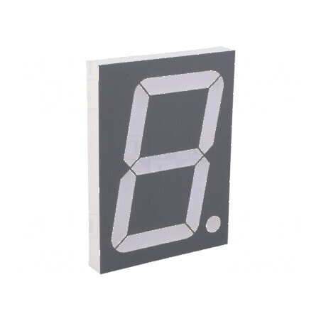 Afișaj LED 7 segmente 101,6mm 4 numere caroserie roșie 30-60mcd | Electronic-mag.ro | Componente Electronice