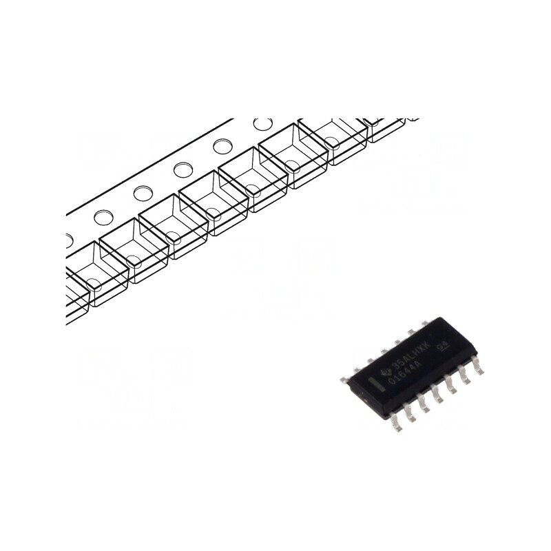 Amplificator audio IC rail-to-rail 4 canale SO14 | Electronic-mag.ro | Componente Electronice