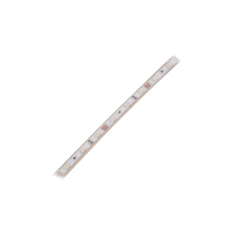 Bandă LED RGB 2835 60 LED/m 4mm PCB Alb IP65 120° 7,2W/m | Electronic-mag.ro | Componente Electronice