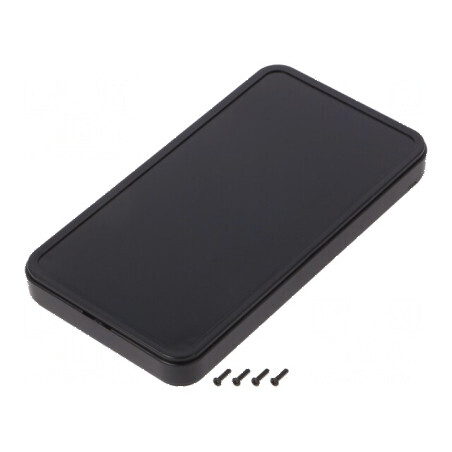 Carcasă universală neagră CS ABS IP40 63mm x 115mm x 12mm | Electronic-mag.ro | Componente Electronice