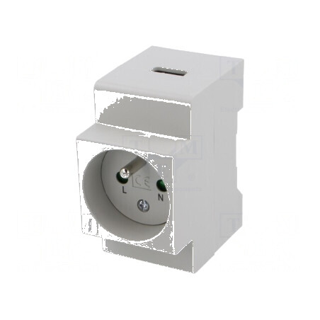 Soclu E pentru şină DIN | Electronic-mag.ro | Componente Electronice