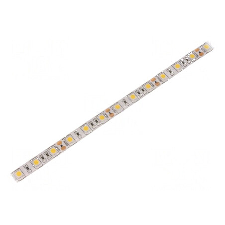 Bandă LED alb cald 5050 12V, 60 LED/m, 10mm, IP65 | Electronic-mag.ro | Componente Electronice