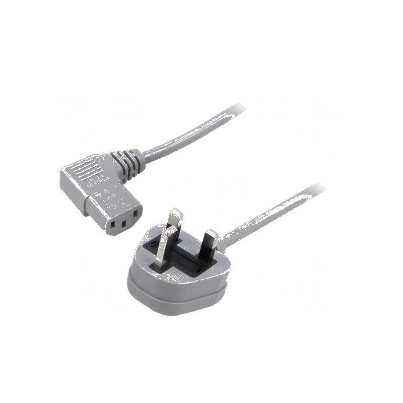 Cablu 3x0,75mm2 BS 1363 cu mufă IEC C13 mamă 90° PVC, 1,5m | Electronic-mag.ro | Componente Electronice Cablu 3x0,75mm2 BS 1363 cu mufă IEC C13 mamă 90° PVC, 1,5m | Electronic-mag.ro | Componente Electronice