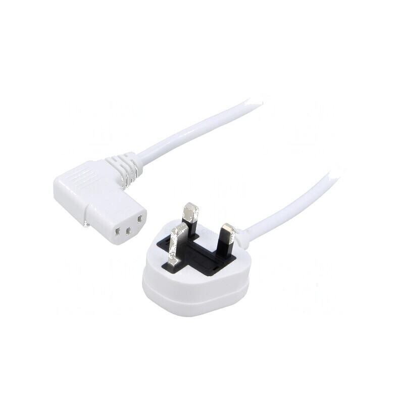 Cablu 3x0,75mm2 BS 1363 IEC C13 mamă 90° PVC 1,5m | Electronic-mag.ro | Componente Electronice Cablu 3x0,75mm2 BS 1363 IEC C13 mamă 90° PVC 1,5m | Electronic-mag.ro | Componente Electronice