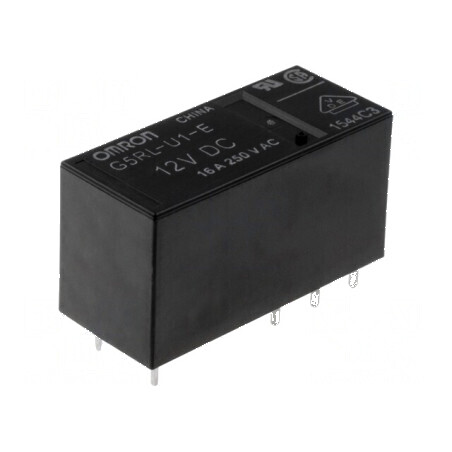 Releu electromagnetic SPDT 12VDC, 16A | Electronic-mag.ro | Componente Electronice