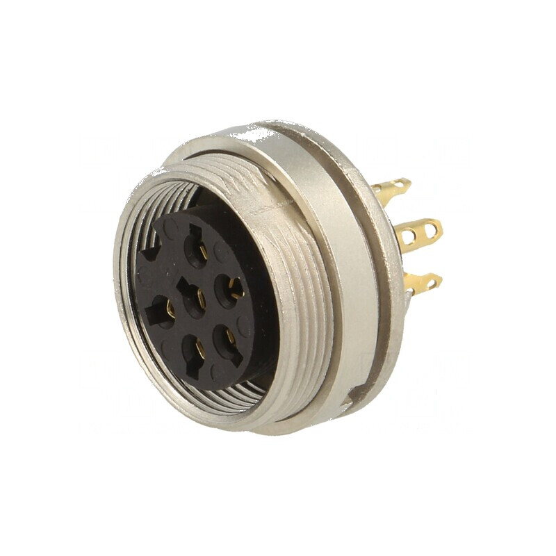 Conector M16 soclu mamă lipire PIN 6 5A 250V IP40 0,75mm2 | Electronic-mag.ro | Componente Electronice Conector M16 soclu mamă lipire PIN 6 5A 250V IP40 0,75mm2 | Electronic-mag.ro | Componente Electronice