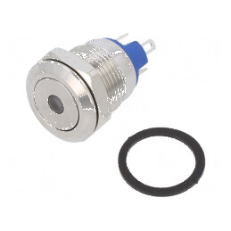 Comutator anti-vandalism Poz 2 SPST-NO 2A/36VDC IP65 galben | Electronic-mag.ro | Componente Electronice