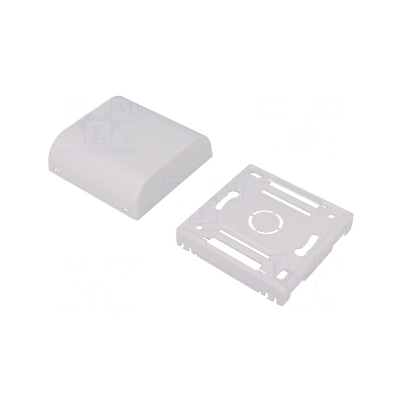 Carcasă montare pe perete ABS albă 80mm x 80mm x 35mm | Electronic-mag.ro | Componente Electronice Carcasă montare pe perete ABS albă 80mm x 80mm x 35mm | Electronic-mag.ro | Componente Electronice