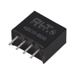 Convertor DC/DC 1W 4,5-5,5V la 24VDC SIL4 0,03ppm/°C | Electronic-mag.ro | Componente Electronice