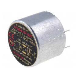 Filtru anti-interferenţe 250VAC 100nF 2,2nF 4mH THT | Electronic-mag.ro | Componente Electronice