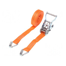 Bandă de fixare portocalie 6m x 25mm, 1500kg | Electronic-mag.ro | Componente Electronice