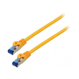 Cablul Patch Cord S/FTP 6a CCA LSZH 10m Portocalie 26AWG | Electronic-mag.ro | Componente Electronice