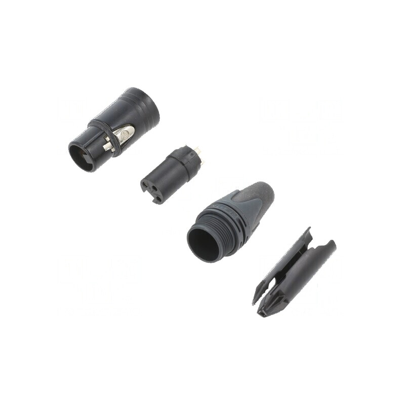 Conector XLR mufă mamă PIN 3 drept pe cablu lipire 16A 14AWG | Electronic-mag.ro | Componente Electronice Conector XLR mufă mamă PIN 3 drept pe cablu lipire 16A 14AWG | Electronic-mag.ro | Componente Electronice