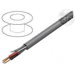 Cablu ecranat 3x18AWG Al-PET PVC 600V 152m negru | Electronic-mag.ro | Componente Electronice