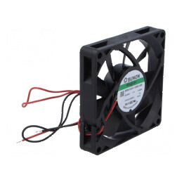 Ventilator DC axial 24V 80x80x15mm 62,85m3/h 36,1dBA Vapo | Electronic-mag.ro | Componente Electronice
