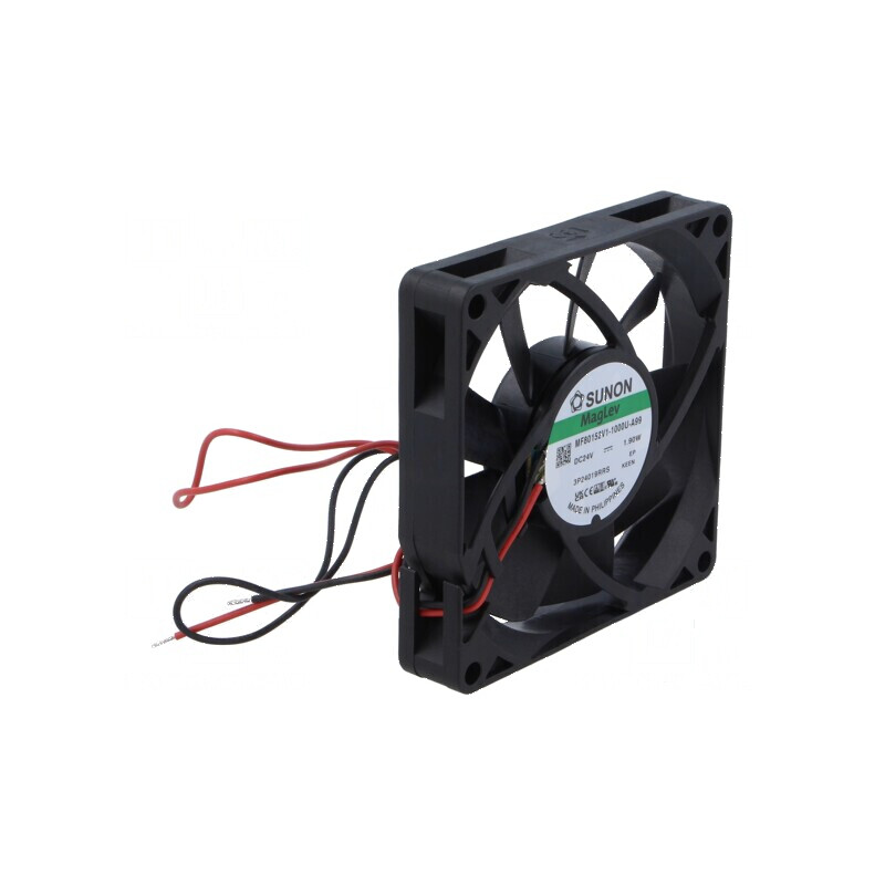 Ventilator DC axial 24V 80x80x15mm 62,85m3/h 36,1dBA Vapo | Electronic-mag.ro | Componente Electronice