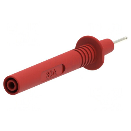 Terminal de măsurare 36A roșu cu diametrul vârfului de 2mm | Electronic-mag.ro | Componente Electronice