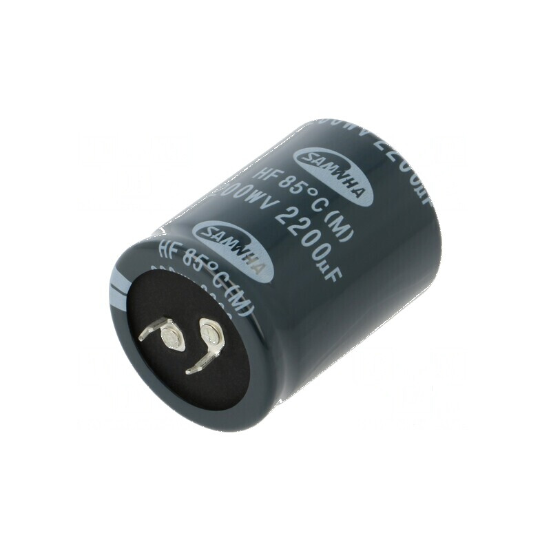 Condensator electrolitic SNAP-IN 2200uF 200VDC Ø35x45mm ±20% | Electronic-mag.ro | Componente Electronice Condensator electrolitic SNAP-IN 2200uF 200VDC Ø35x45mm ±20% | Electronic-mag.ro | Componente Electronice