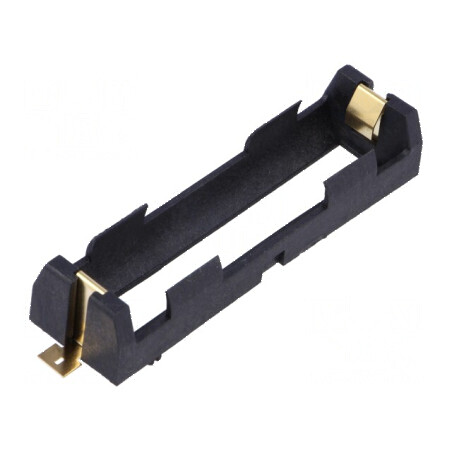 Suport baterie MR18650 1 slot SMT | Electronic-mag.ro | Componente Electronice