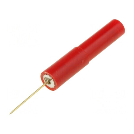 Terminal de măsurare 1A roșie 0,6mm x 54mm | Electronic-mag.ro | Componente Electronice