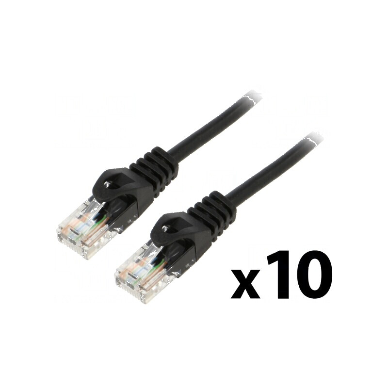 Cablul Patch U/UTP 5e 1m 26AWG CCA PVC negru | Electronic-mag.ro | Componente Electronice Cablul Patch U/UTP 5e 1m 26AWG CCA PVC negru | Electronic-mag.ro | Componente Electronice
