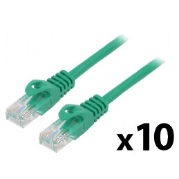Cabluri Patch U/UTP 5e litat CCA PVC verde 1m 26AWG | Electronic-mag.ro | Componente Electronice