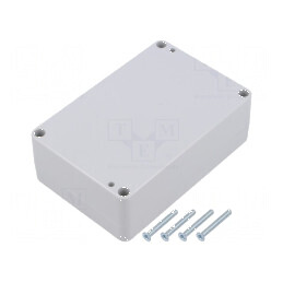 Carcasă universală ABS gri deschis 70mm x 105mm x 35mm | Electronic-mag.ro | Componente Electronice