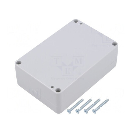 Carcasă universală ABS gri deschis 70mm x 105mm x 35mm | Electronic-mag.ro | Componente Electronice