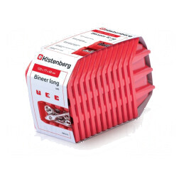 Cuvă roșie lungă 120x77x60mm 12buc KBILS12 BINEER | Electronic-mag.ro | Componente Electronice
