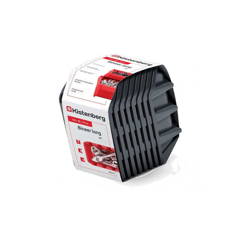 Cuvă neagră lungă 160x98x70mm 8buc KBILS16 BINEER | Electronic-mag.ro | Componente Electronice