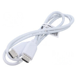 Cablu de conectare alb 1m | Electronic-mag.ro | Componente Electronice