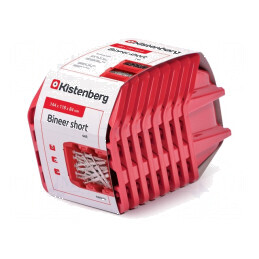 Cuvă roşie scurtă 144x118x84mm 8buc KBISS15 BINEER | Electronic-mag.ro | Componente Electronice