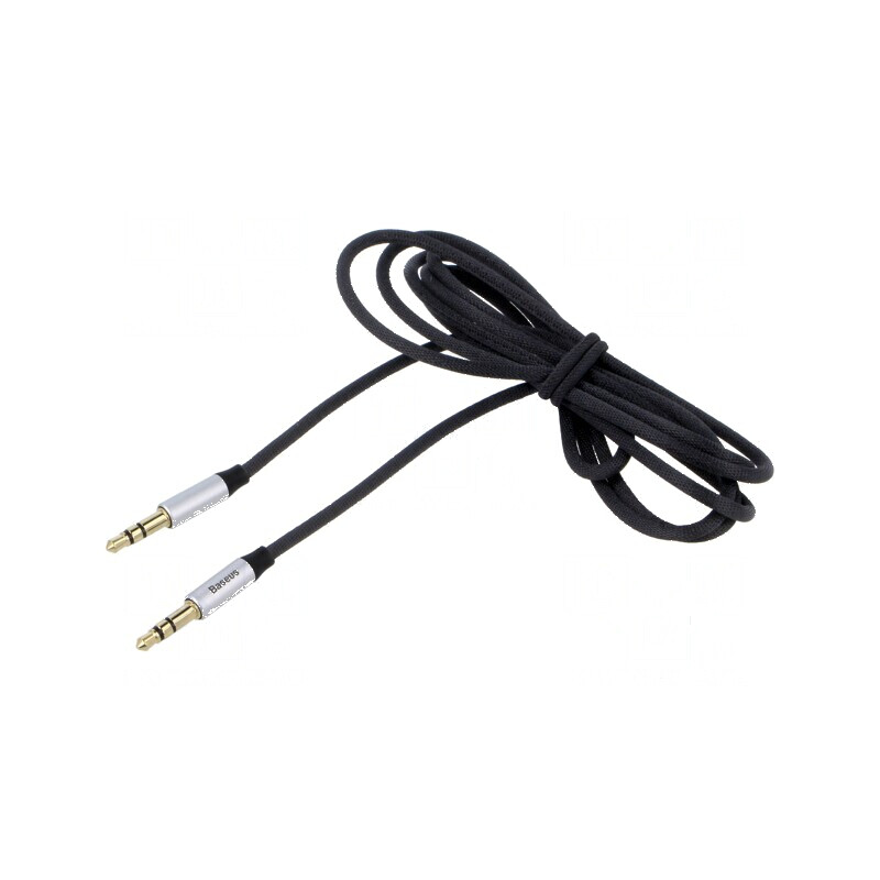 Cablu Jack 3,5mm mufe ambele părți 1,5m negru textil | Electronic-mag.ro | Componente Electronice Cablu Jack 3,5mm mufe ambele părți 1,5m negru textil | Electronic-mag.ro | Componente Electronice