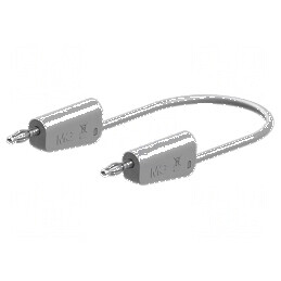 Cablu de măsurare 60VDC 30VAC 32A 0,25m gri | Electronic-mag.ro | Componente Electronice