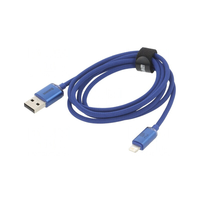 Cablu USB 2.0 Apple Lightning la USB A, 1,2m, albastru | Electronic-mag.ro | Componente Electronice Cablu USB 2.0 Apple Lightning la USB A, 1,2m, albastru | Electronic-mag.ro | Componente Electronice