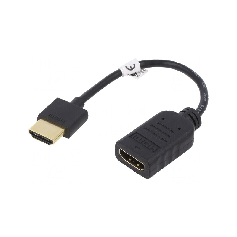 Cablu HDMI 2.0 0,1m Negru | Electronic-mag.ro | Componente Electronice Cablu HDMI 2.0 0,1m Negru | Electronic-mag.ro | Componente Electronice