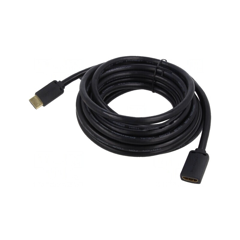 Cablu HDMI 1.4 5m Negru 30AWG | Electronic-mag.ro | Componente Electronice