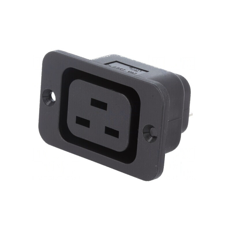 Conector alimentare AC soclu mamă 10A 250VAC IEC 60320 45mm | Electronic-mag.ro | Componente Electronice Conector alimentare AC soclu mamă 10A 250VAC IEC 60320 45mm | Electronic-mag.ro | Componente Electronice