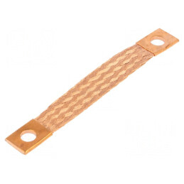 Trese bandă de împământare 16mm² Ø1: 9mm Ø2: 9mm L: 100mm - produs electric | Electronic-mag.ro | Componente Electronice