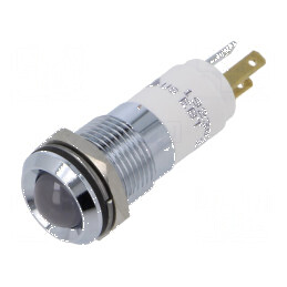 Lampă LED de control 24VDC cu clipire roşie/verde Ø14mm | Electronic-mag.ro | Componente Electronice