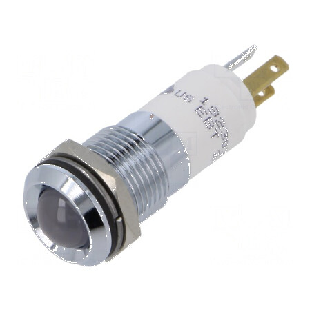 Lampă LED de control 24VDC cu clipire roşie/verde Ø14mm | Electronic-mag.ro | Componente Electronice