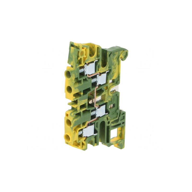 Conector terminal pentru șine 0,2-6mm², 4 borne, galben-verde | Electronic-mag.ro | Componente Electronice Conector terminal pentru șine 0,2-6mm², 4 borne, galben-verde | Electronic-mag.ro | Componente Electronice