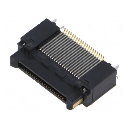 Conector PCB-PCB tată 40 PIN 0,8mm FX18 aurit SMT 6,7mm | Electronic-mag.ro | Componente Electronice