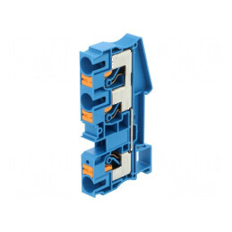 Termocontractabil pentru îmbinare 0,5-16mm2 cu 3 borne, albastru | Electronic-mag.ro | Componente Electronice