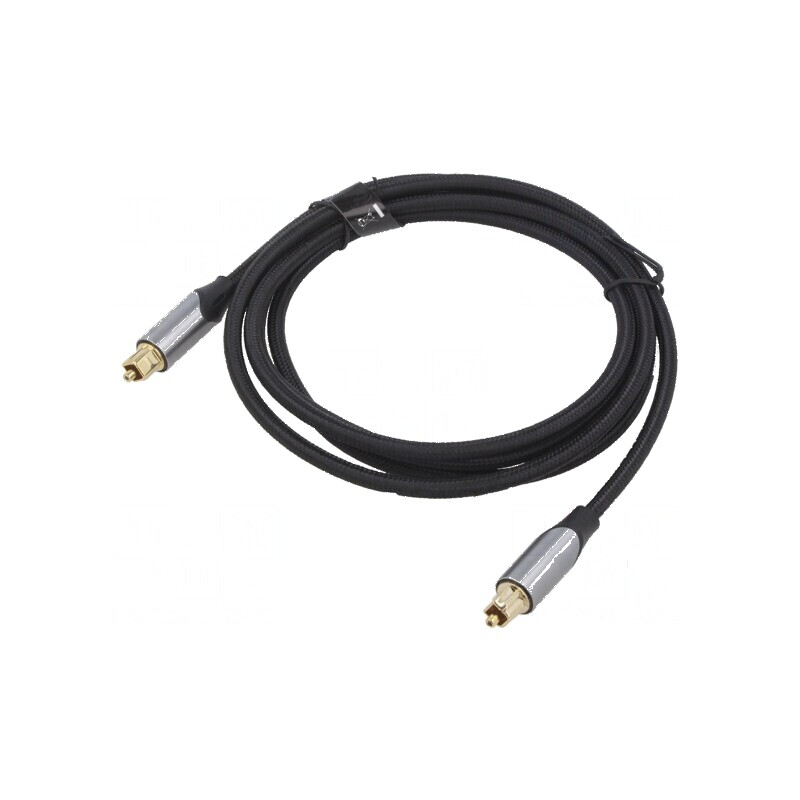 Cablu Toslink 1,5m cu mufe aurite, negru | Electronic-mag.ro | Componente Electronice Cablu Toslink 1,5m cu mufe aurite, negru | Electronic-mag.ro | Componente Electronice