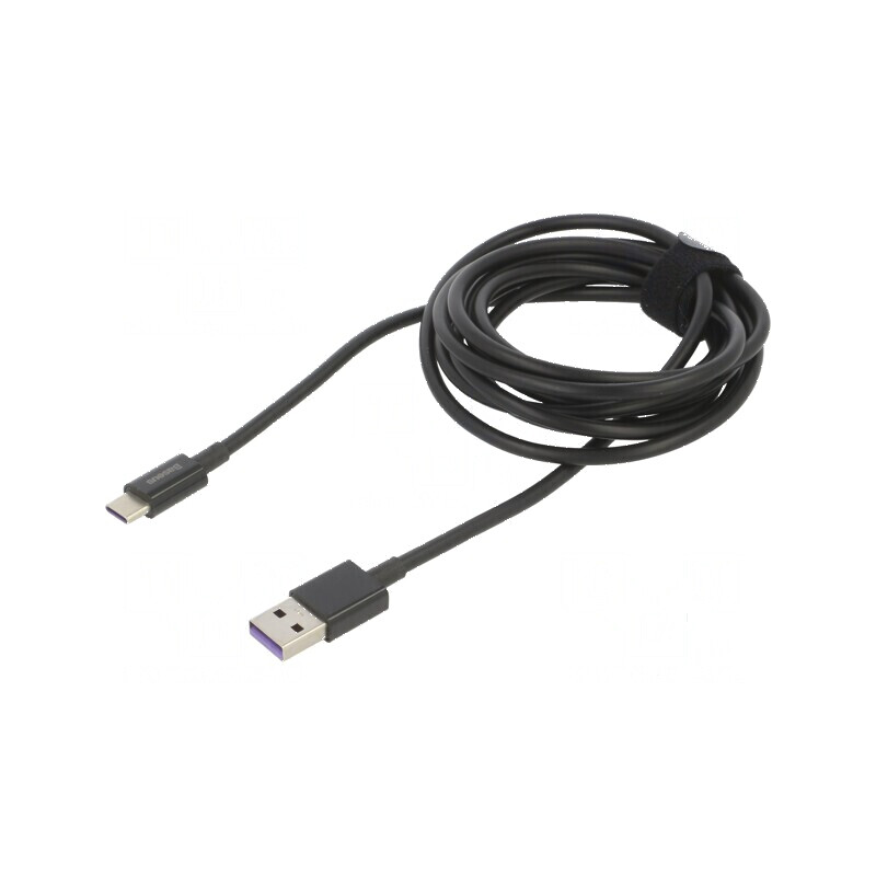 Cablu USB A la USB C 2m 66W negru | Electronic-mag.ro | Componente Electronice Cablu USB A la USB C 2m 66W negru | Electronic-mag.ro | Componente Electronice