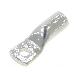 Vârf inelar tubular M6 35mm2 crimpat pe cablu cositorit | Electronic-mag.ro | Componente Electronice