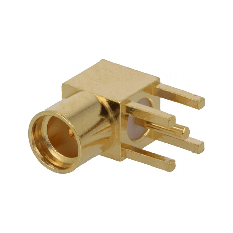Conector MMCX soclu mamă unghi 90° THT aurit 50Ω | Electronic-mag.ro | Componente Electronice Conector MMCX soclu mamă unghi 90° THT aurit 50Ω | Electronic-mag.ro | Componente Electronice